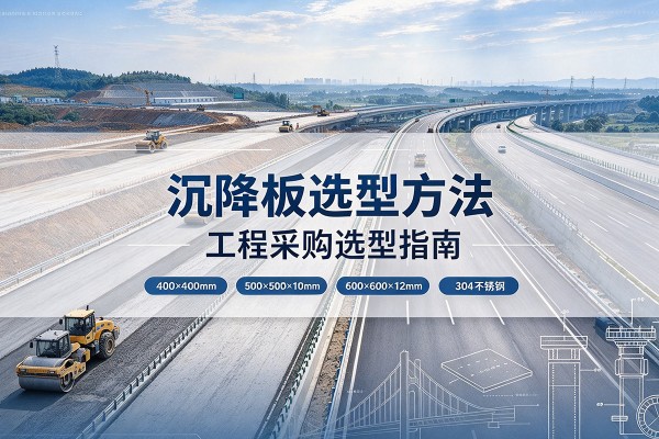 冷水滩沉降板选择方法