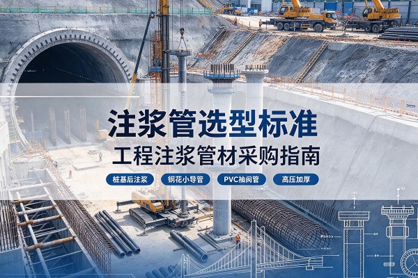 冷水滩注浆管选型标准
