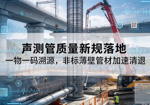 冷水滩声测管质量新规落地，一物一码溯源，非标薄壁管材加速清退