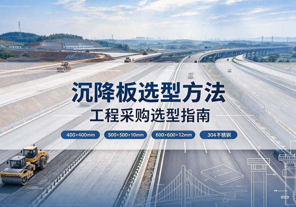 冷水滩沉降板选择方法